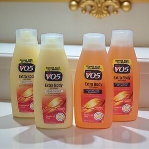 VO5 Extra Body Shampoo & Conditioner 4pack 18oz Volumizing Collagen 20% MORE 18